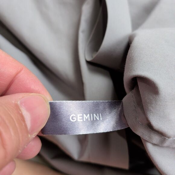 Ministry of Supply Shirt Mens M Gemini Long Sleeve Button Down Gray Vented - Picture 3 of 13